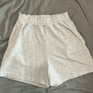 PrettyLittleThing Light Gray Athletic Shorts
